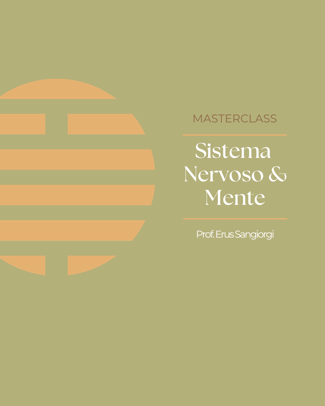 Masterclass Sistema Nervoso e Mente